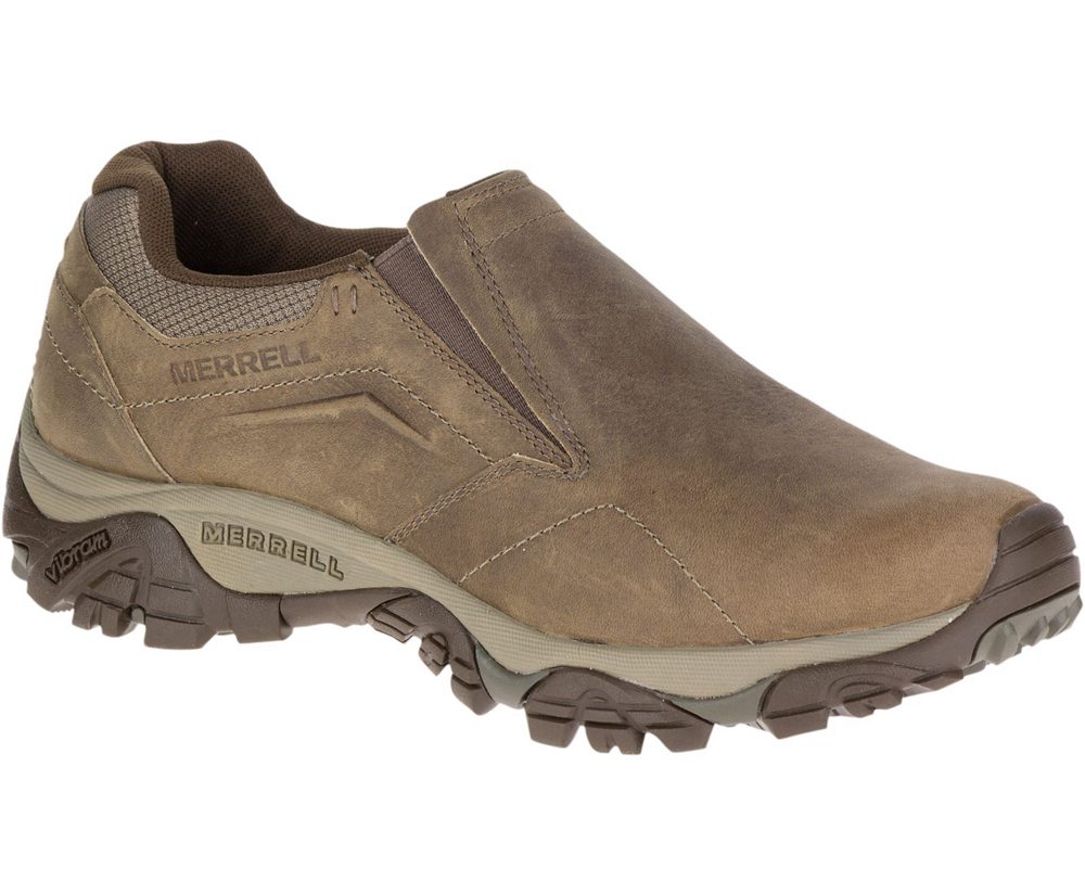 Zapatos De Seguridad Hombre - Merrell Moab Adventure Moc Wide Width - Verde Oliva - NWHP-84735